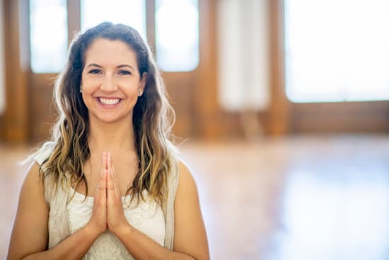 Happy Woman Meditating