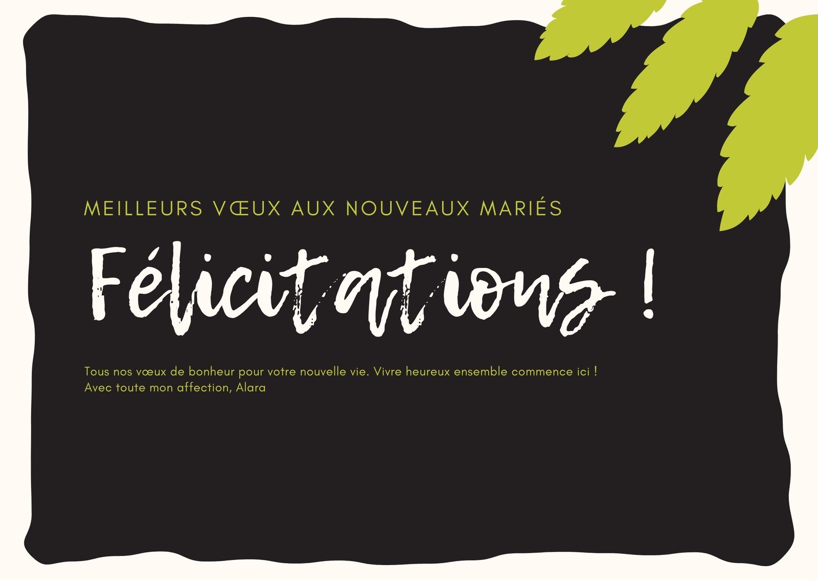 Cartes De Felicitations Les Plus Beaux Modeles Du Web Canva