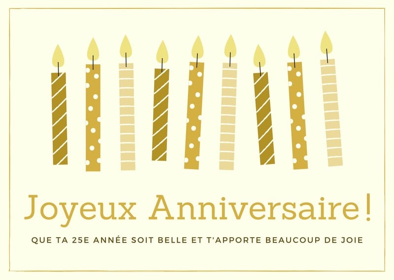 Cartes D Anniversaire Gratuites De 1000 Modeles Canva