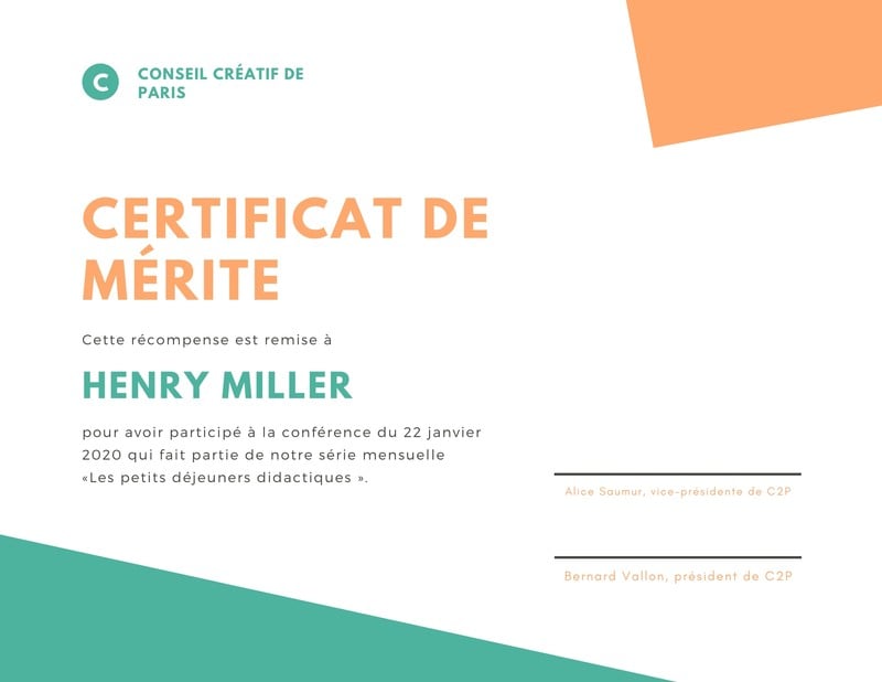 Certificats De Mérite Les Plus Beaux Modèles Du Web Canva