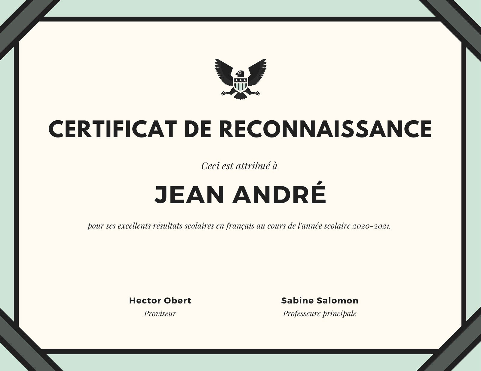 Certificat De Reconnaissance And Diplôme Modèles Gratuits Canva