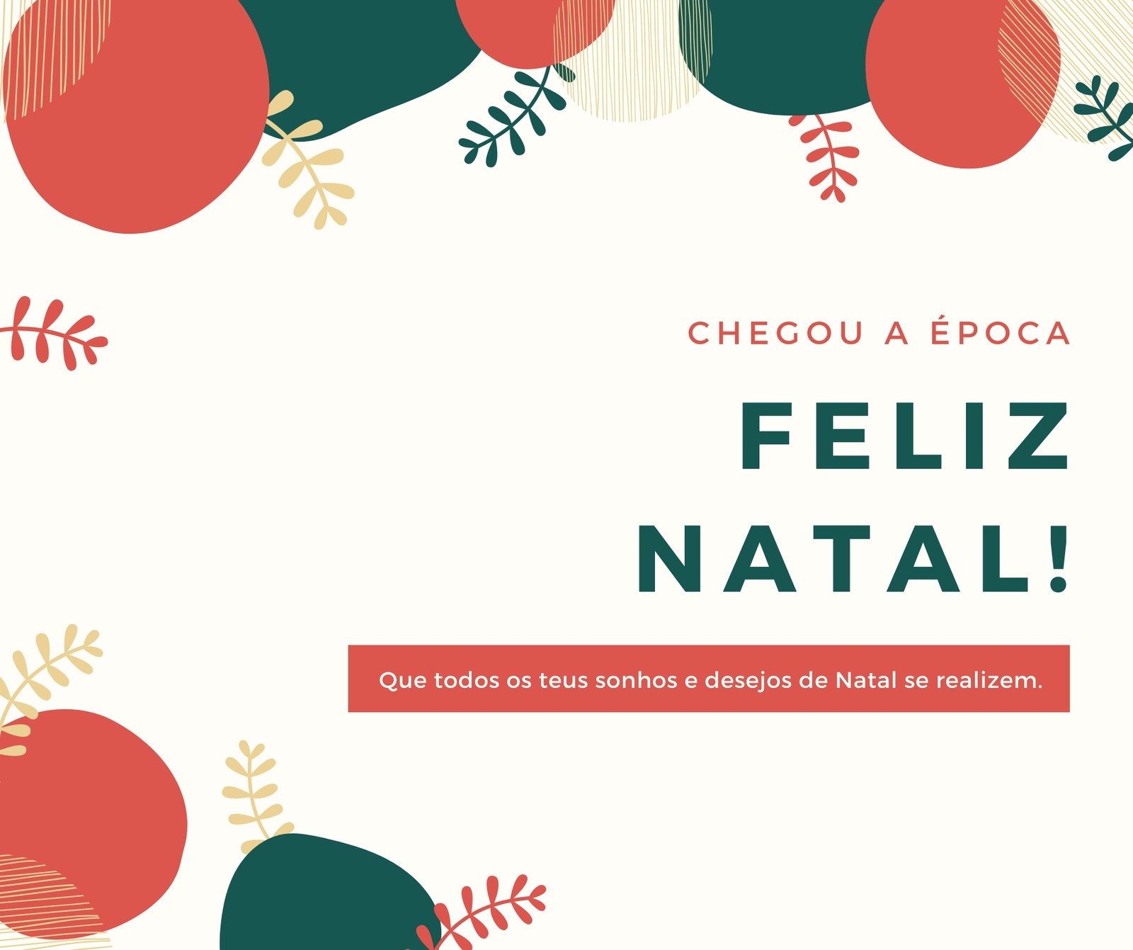 Modelos gratuitos e personalizáveis de Natal - Canva