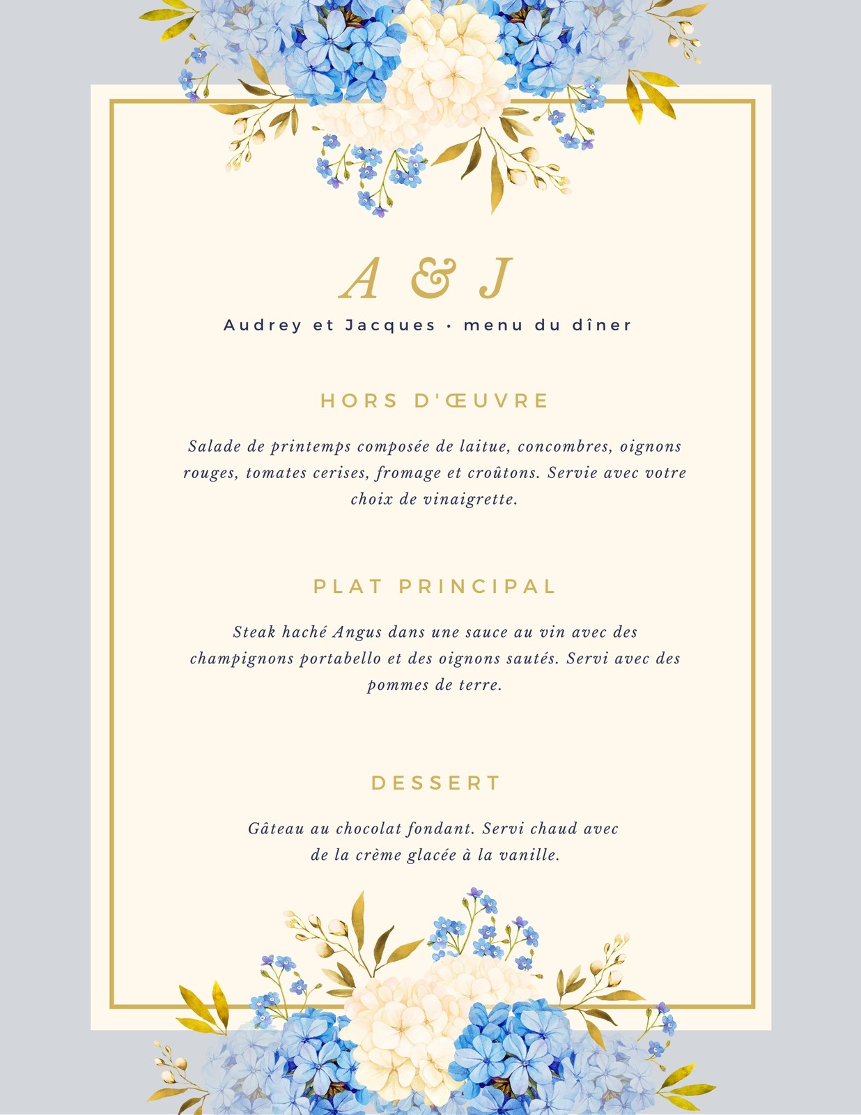 Modeles Exemples De Menus De Restaurant Gratuits Canva