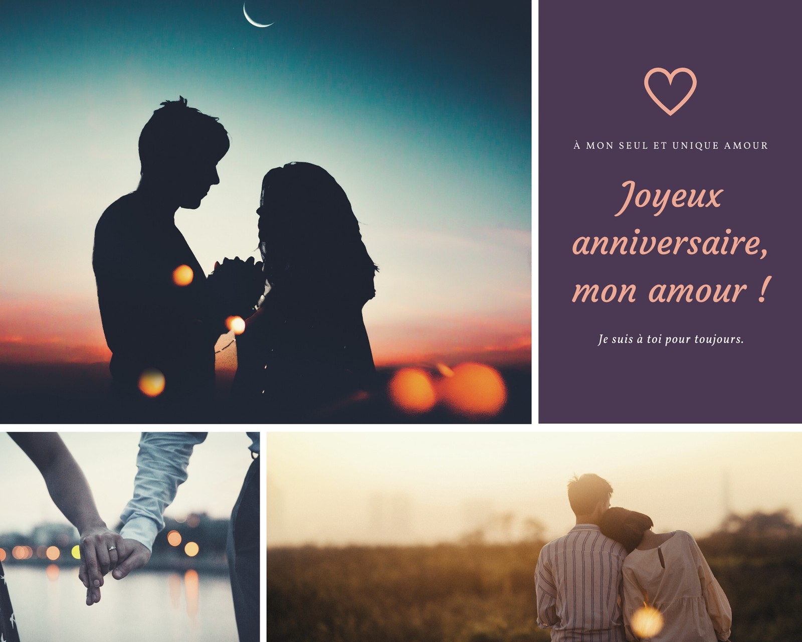 Montages photos d amour les plus beaux mod les du Web Canva