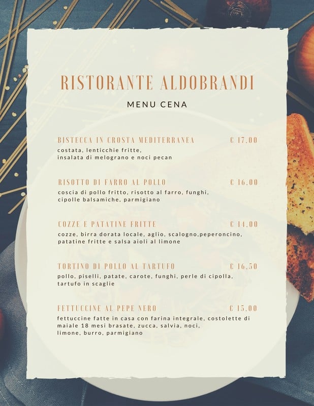 3 cose che Canva non ti dice su come creare menu per ristorante