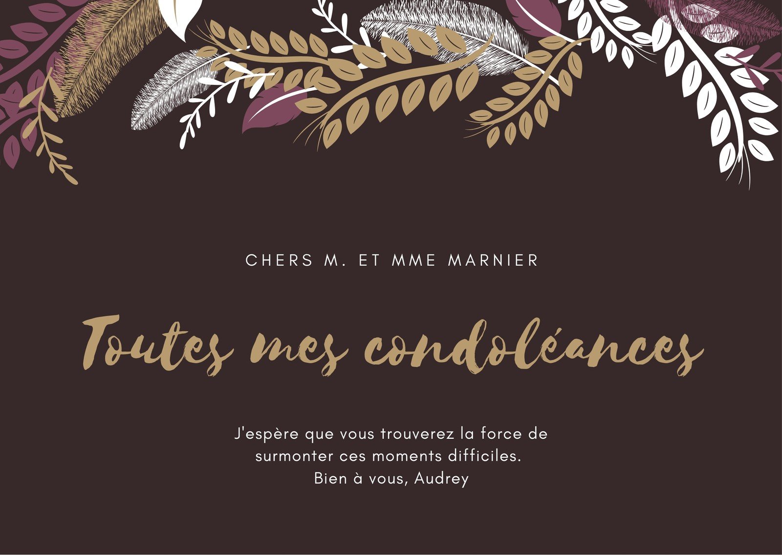 Achat Branche de cartes de condoléances, avec enveloppe en gros