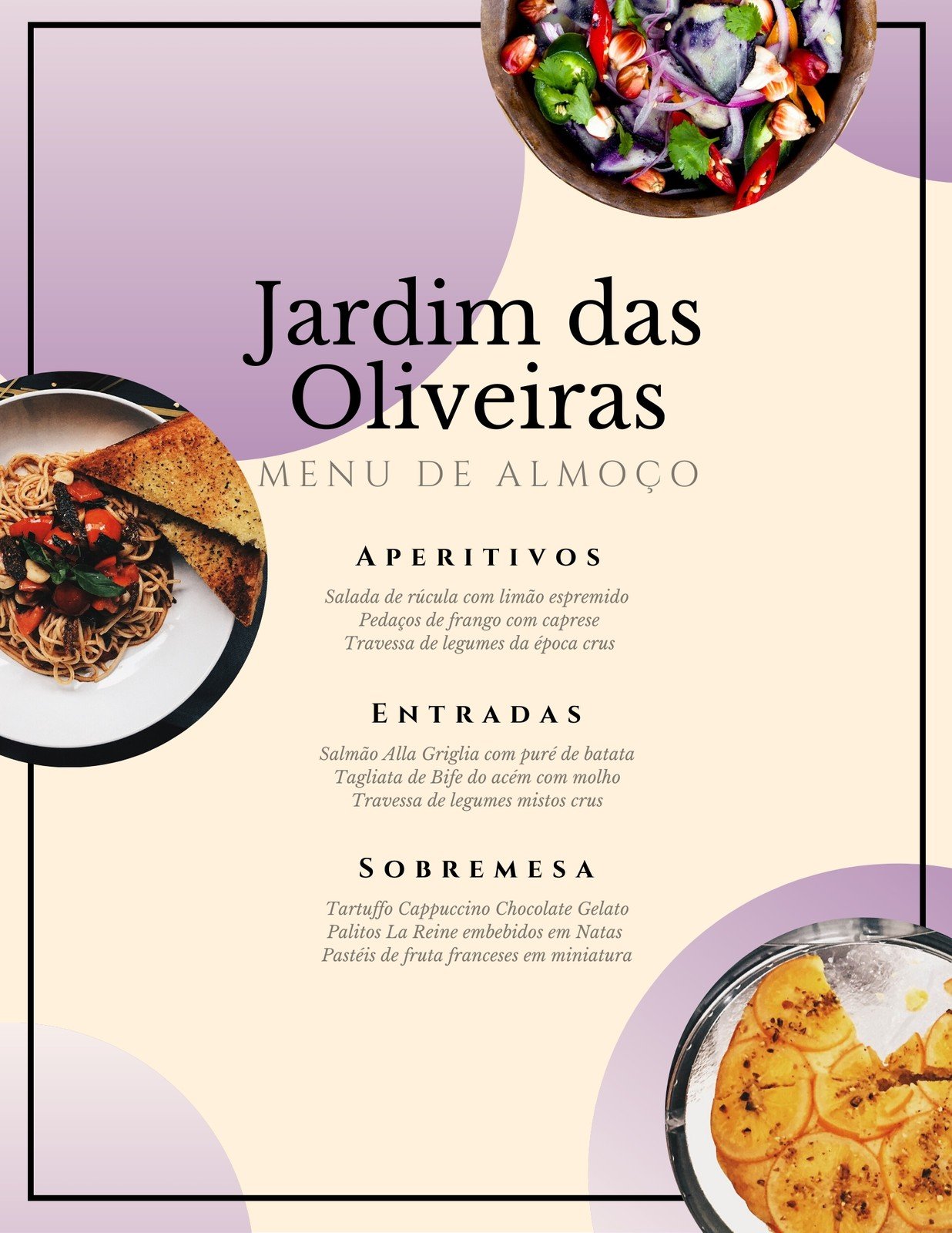 Menu Terça Feira: Frango Xadrez com legumes salteados e flor de sal + Sumo  Laranja Cenoura 250ml