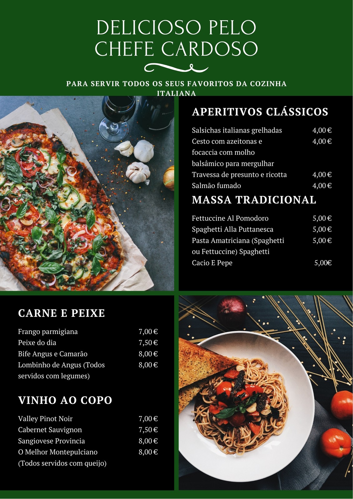 Tudo O Que Você Pode Comer Anúncios De Massas Restaurante Italiano Modelo