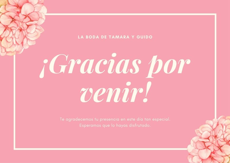 Plantillas para tarjetas de agradecimiento gratis | Canva