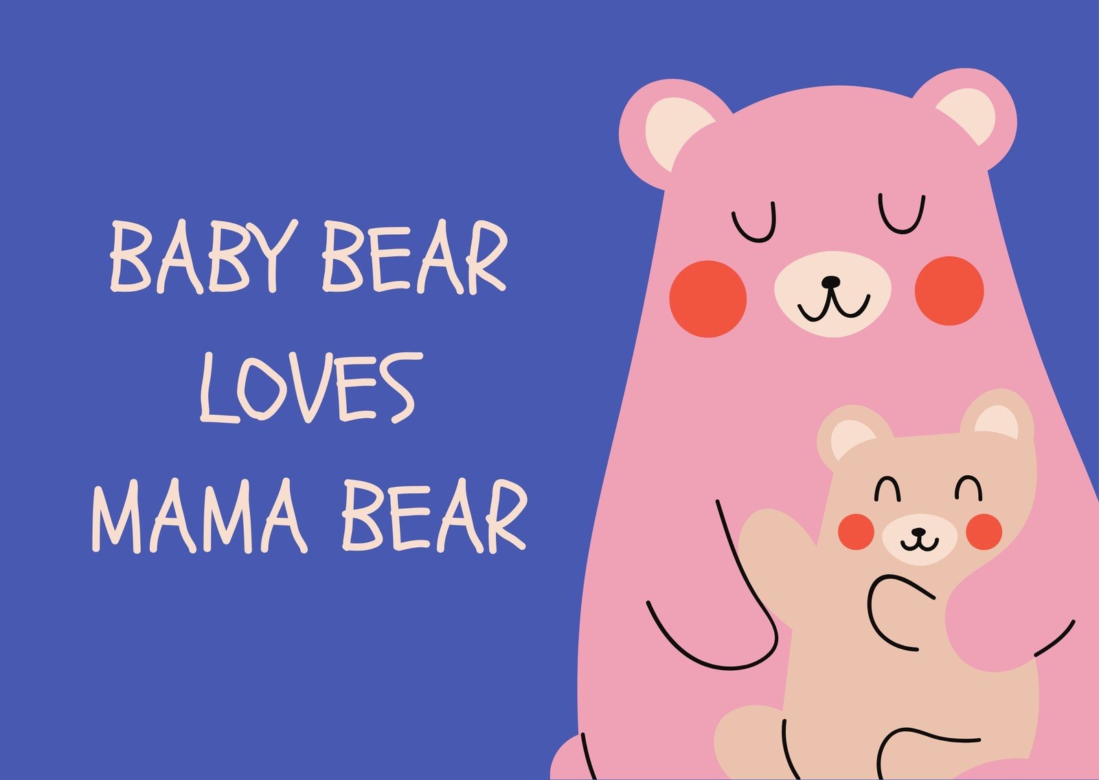 Mama Bear Baby Bear SVG Design Graphic by Lemondesign  Creative Fabrica