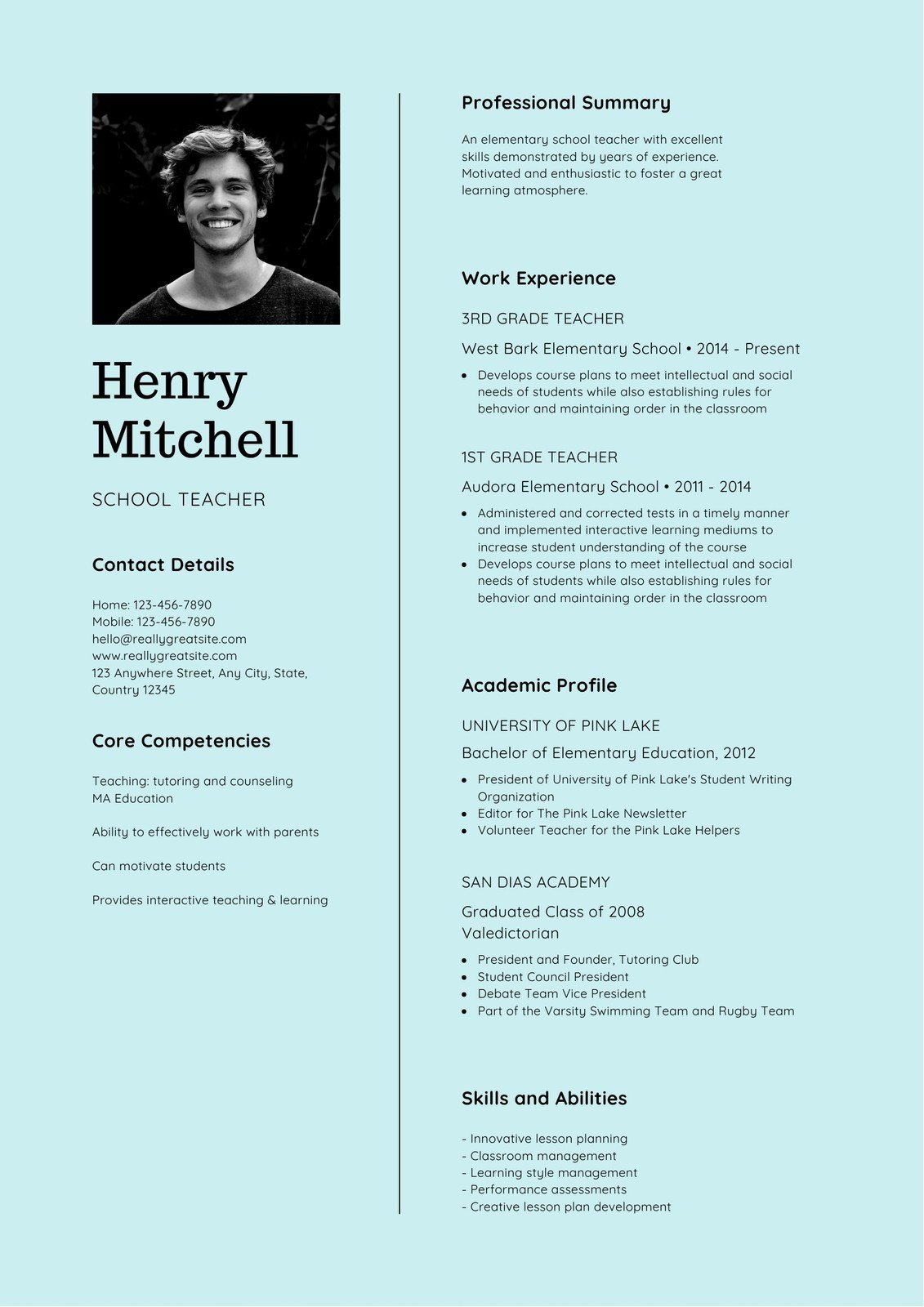 Customize 29+ Academic Resumes Templates Online - Canva