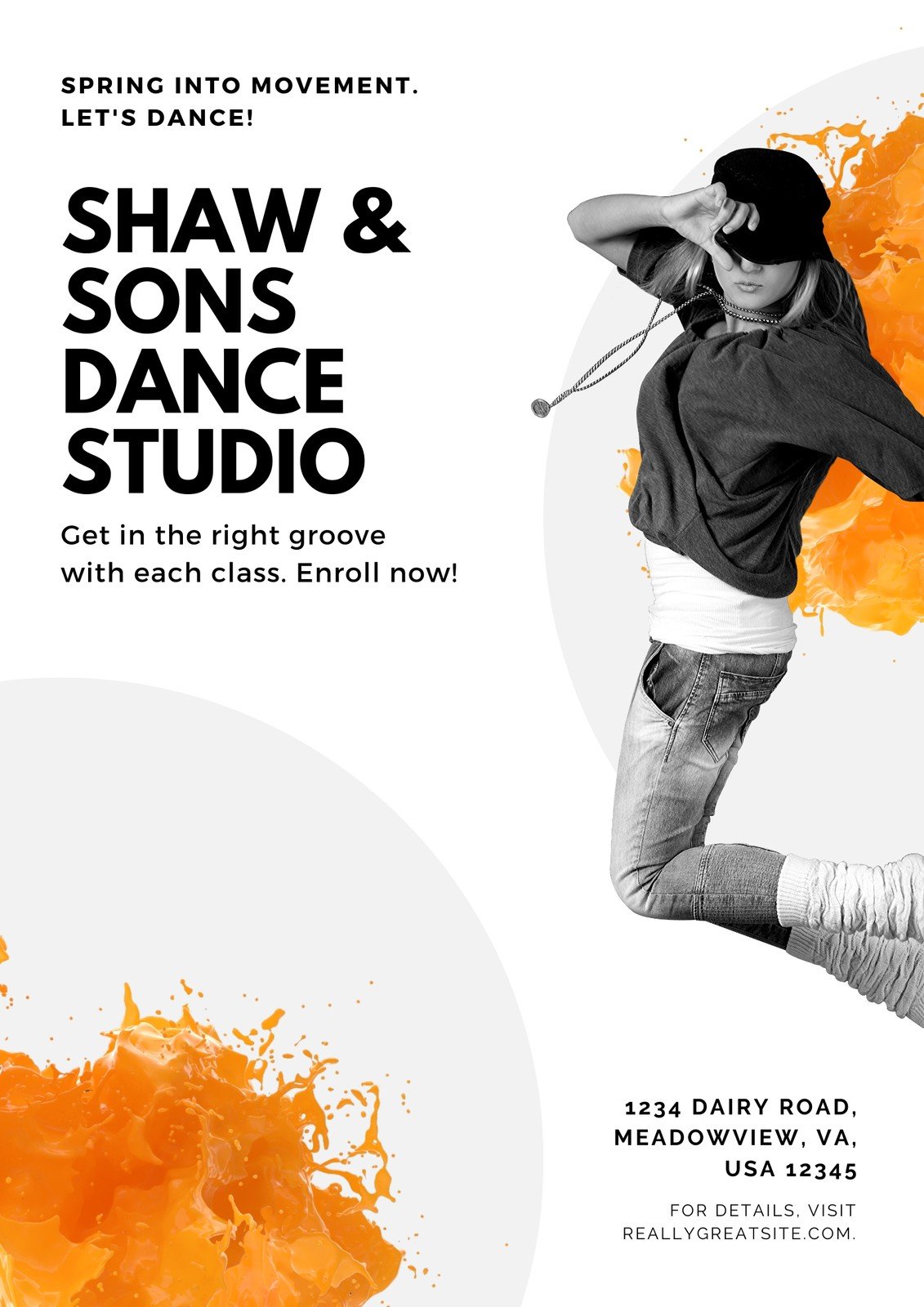 Page 4 - Free and customizable dance templates