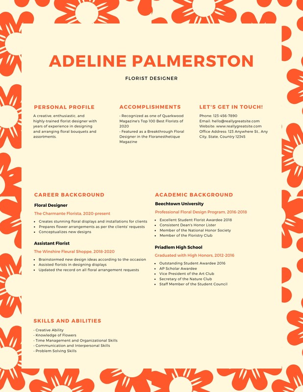 Page 5 Free Custom Printable Colorful Resume Templates Canva 5645