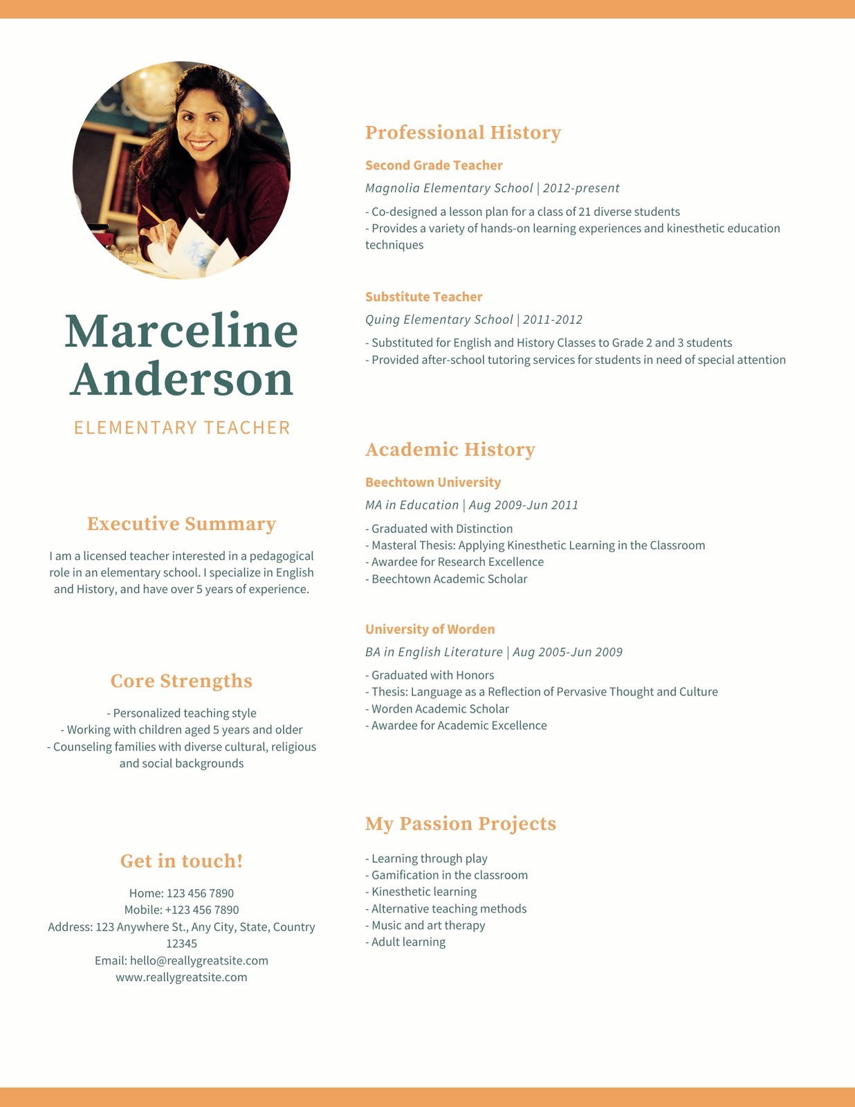 Customize Academic Resumes Templates Online Canva