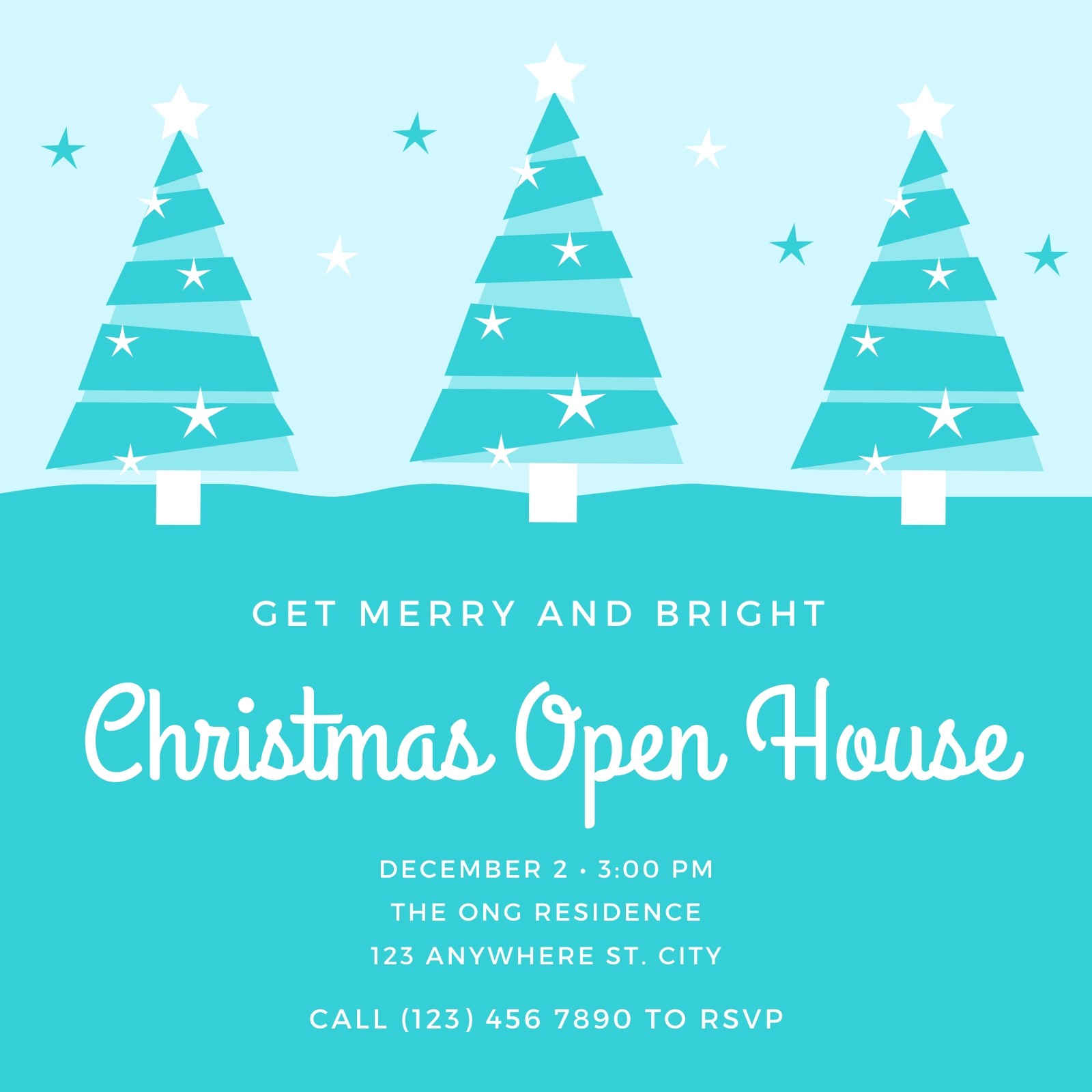 Page 3 Free printable, customizable open house invitation templates