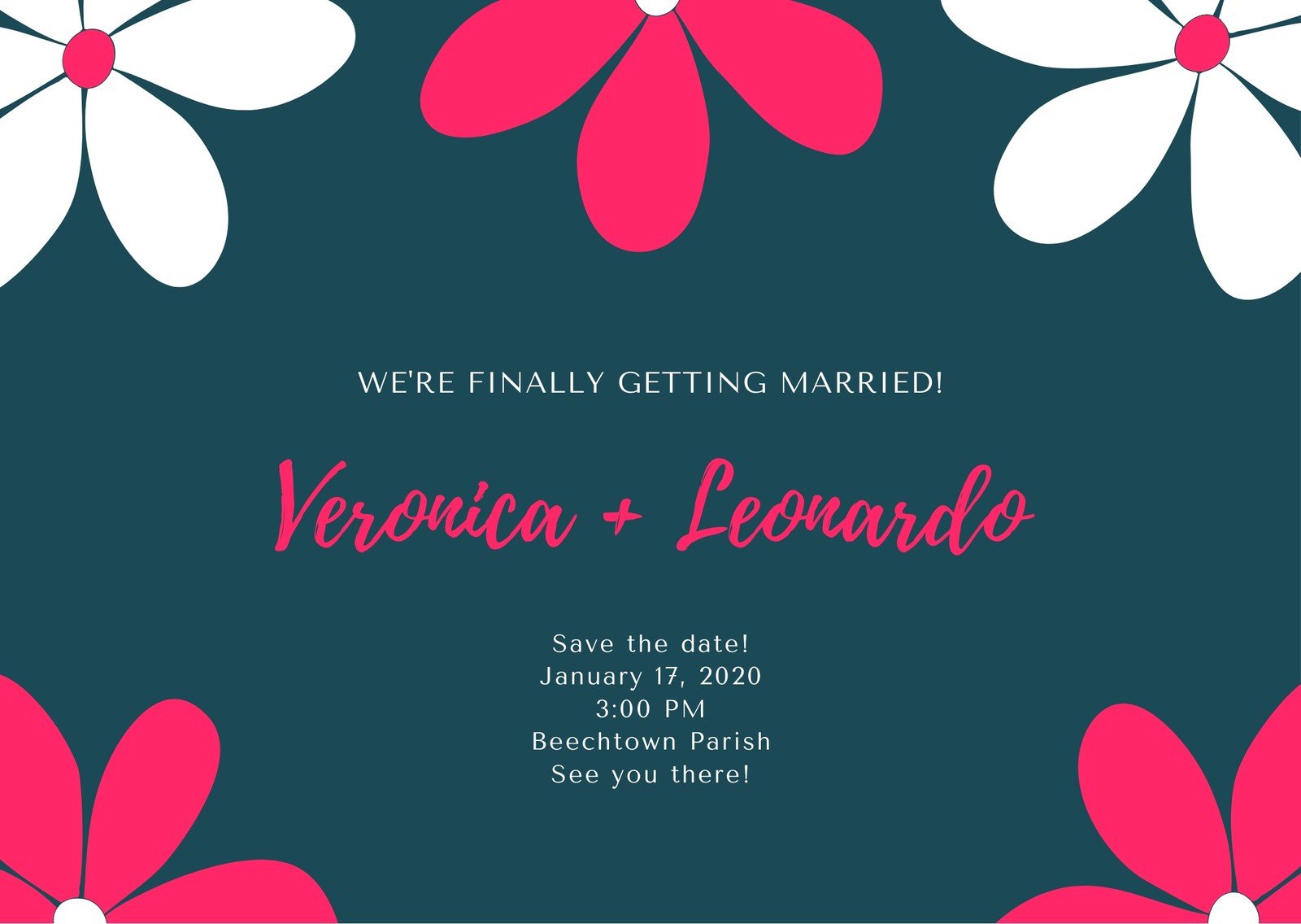 Save the Date Cards  Personalize & Order Prints from Canva