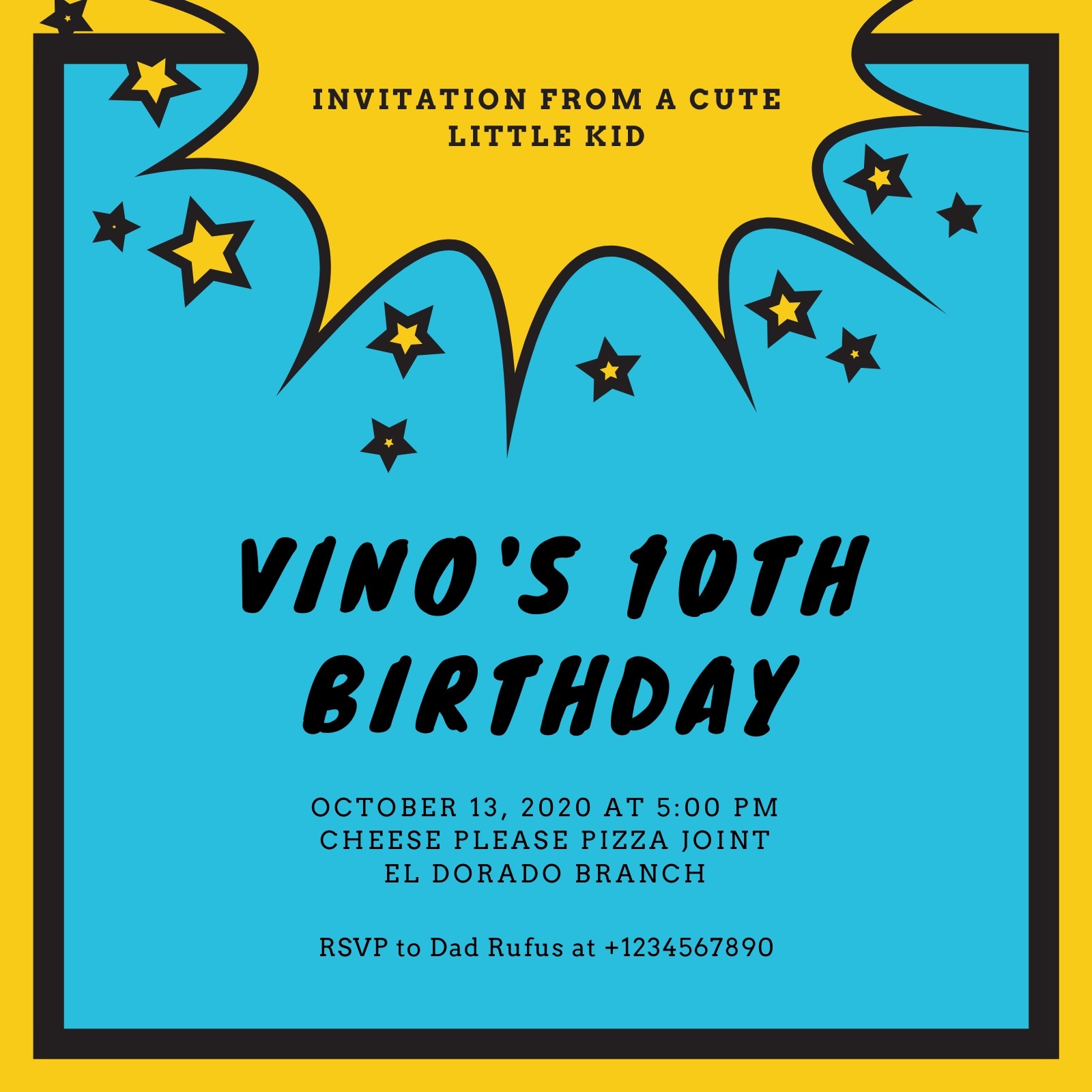 Free And Customizable Superhero Invitation Templates Canva