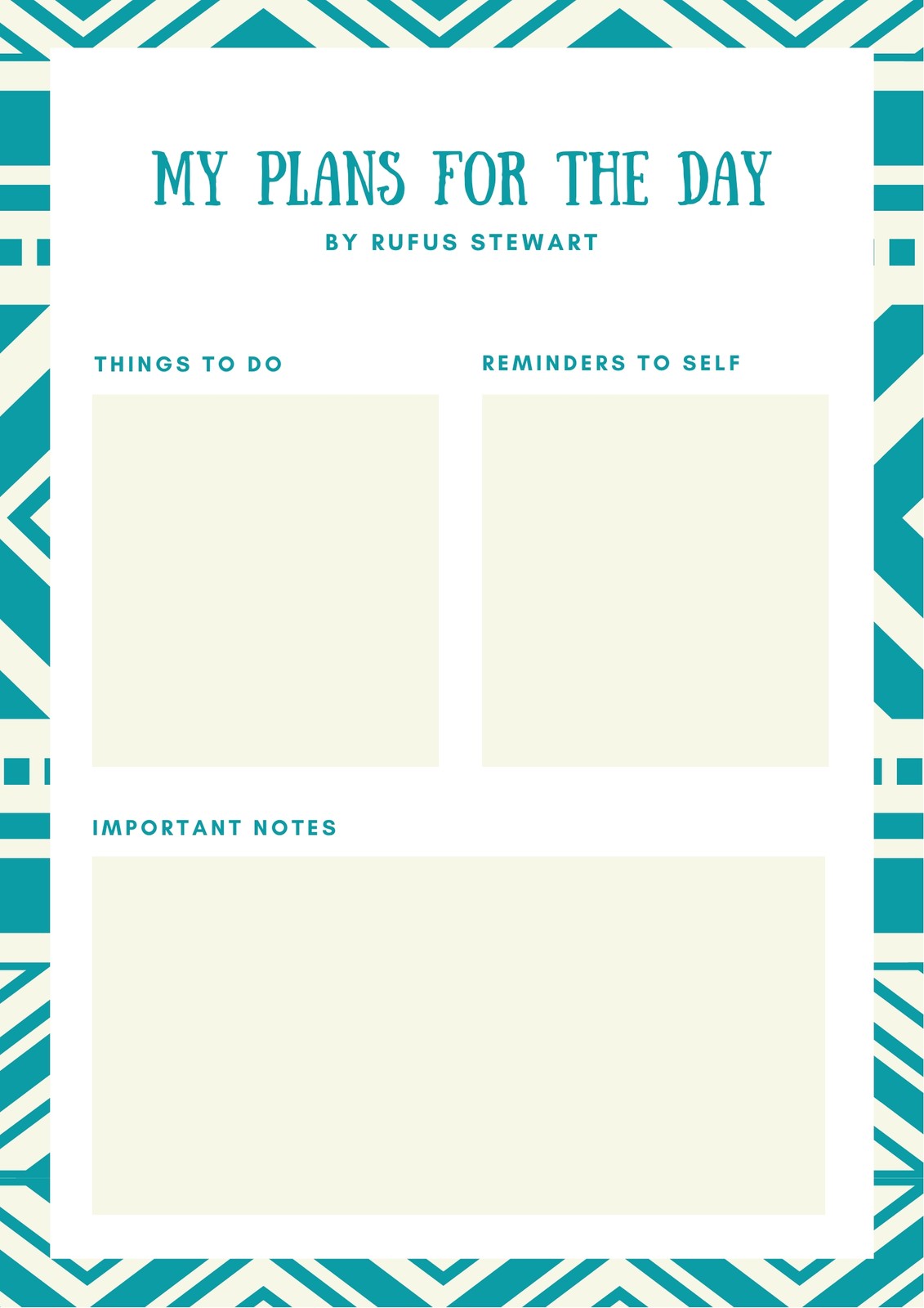 Free daily planner templates to customize