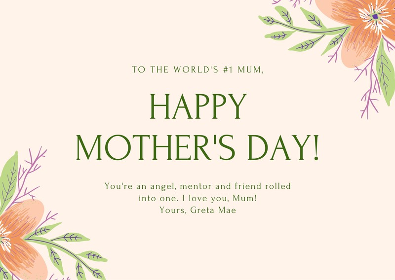 Free custom printable Mother’s Day card templates | Canva