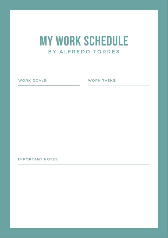 Free custom printable project schedule planner templates | Canva