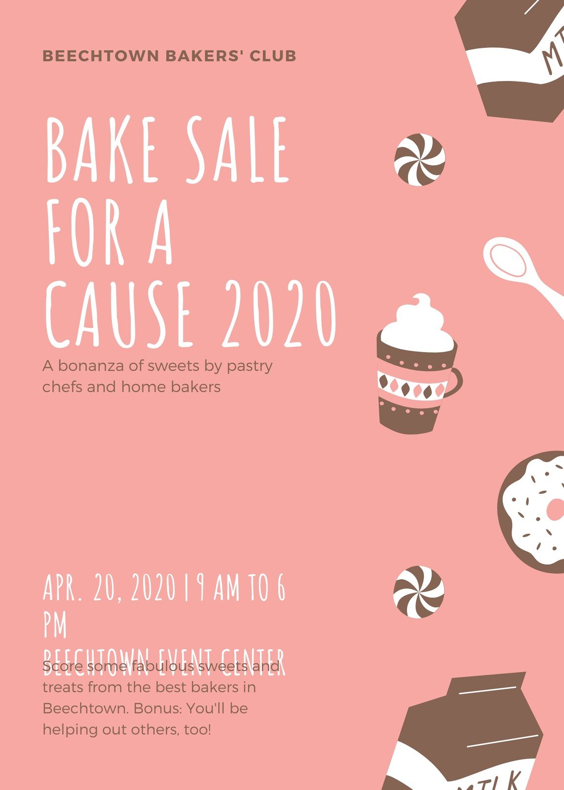 Customize 22+ Bake Sale Flyers Templates Online - Canva In Bake Off Flyer Template