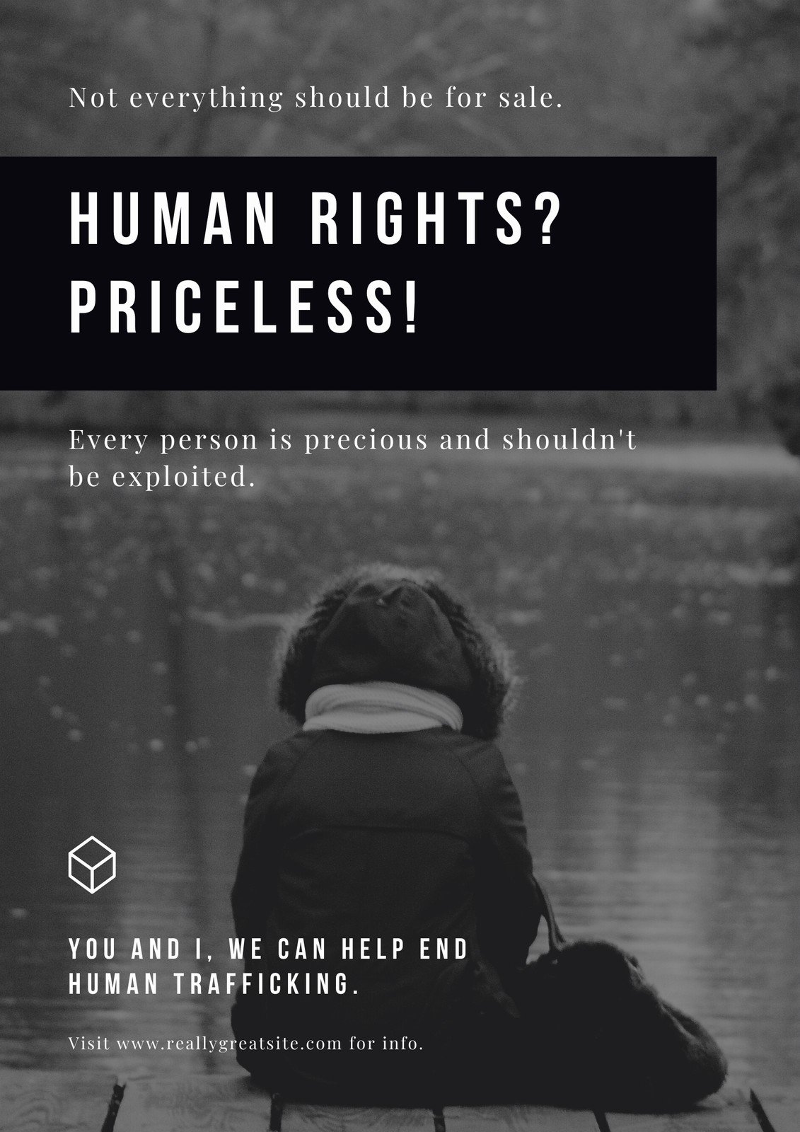 Free Custom Printable Human Trafficking Poster Templates Canva 2554