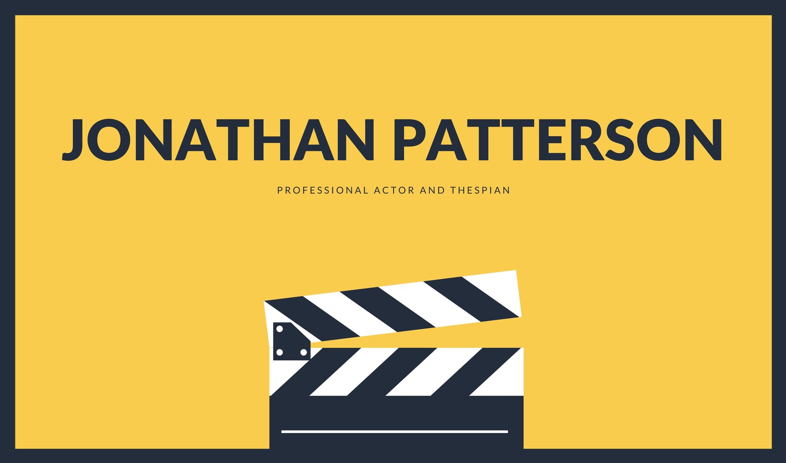 Customize 34 Actor Business Cards Templates Online Canva