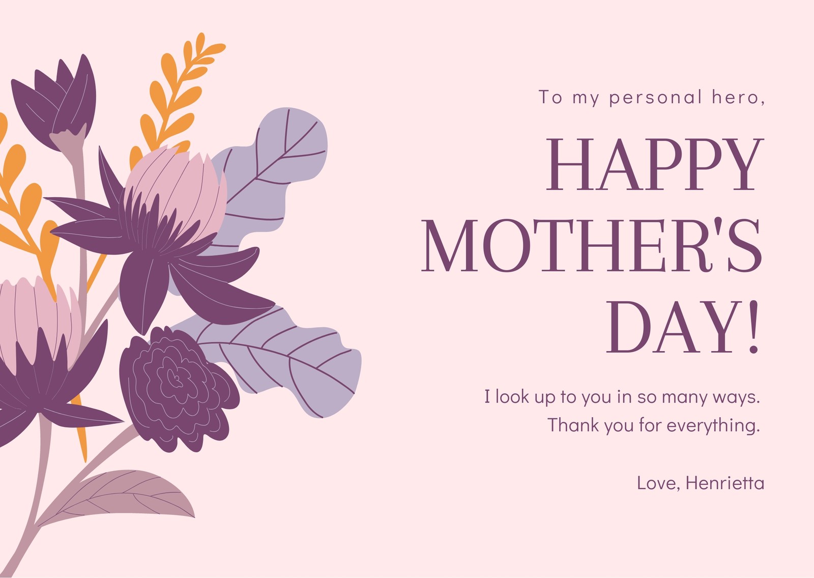 Free Custom Printable Mother S Day Card Templates Canva