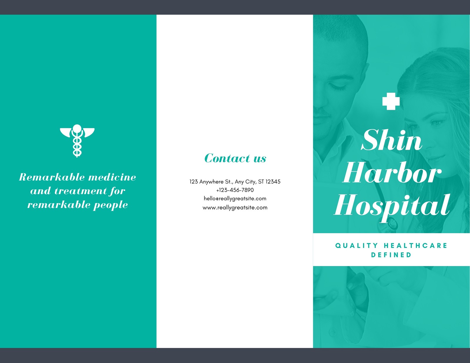Free Printable Professional Medical Brochure Templates Canva