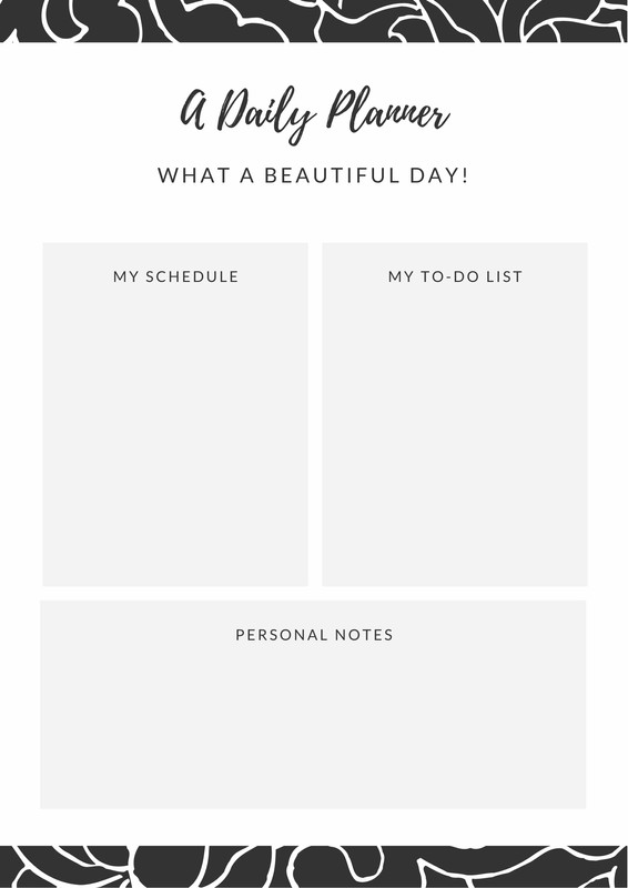 Free, printable, customizable personal planner templates | Canva