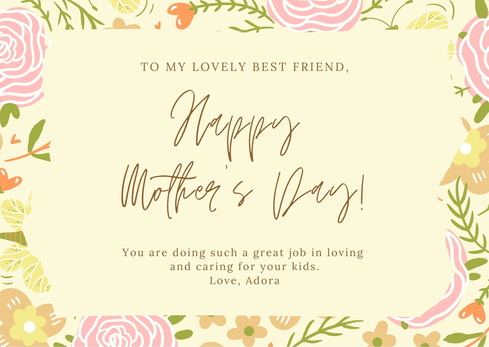 Free custom printable Mother