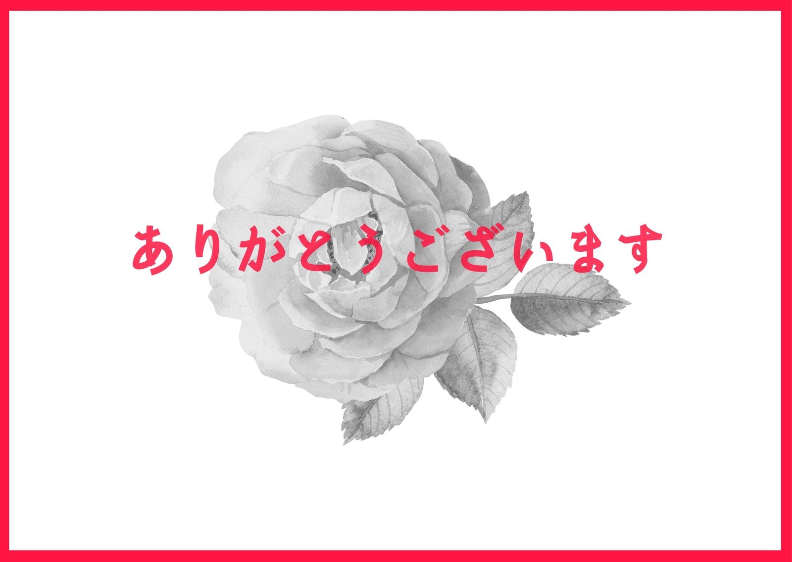 ありがとうカード・お礼カードテンプレートでおしゃれなデザインを無料