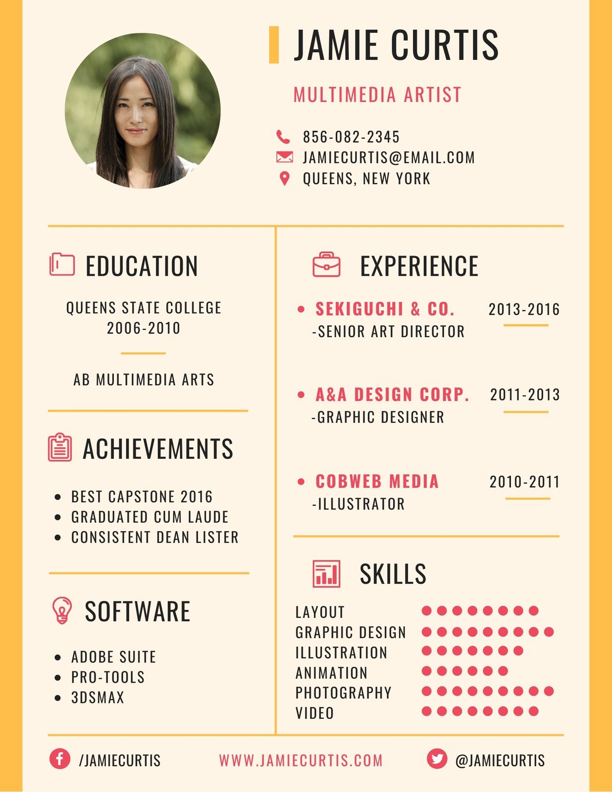 resume examples canva