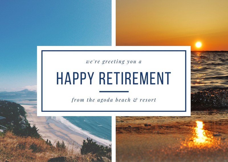 Free Retirement Cards Templates To Customize Canva Webex Virtual ...