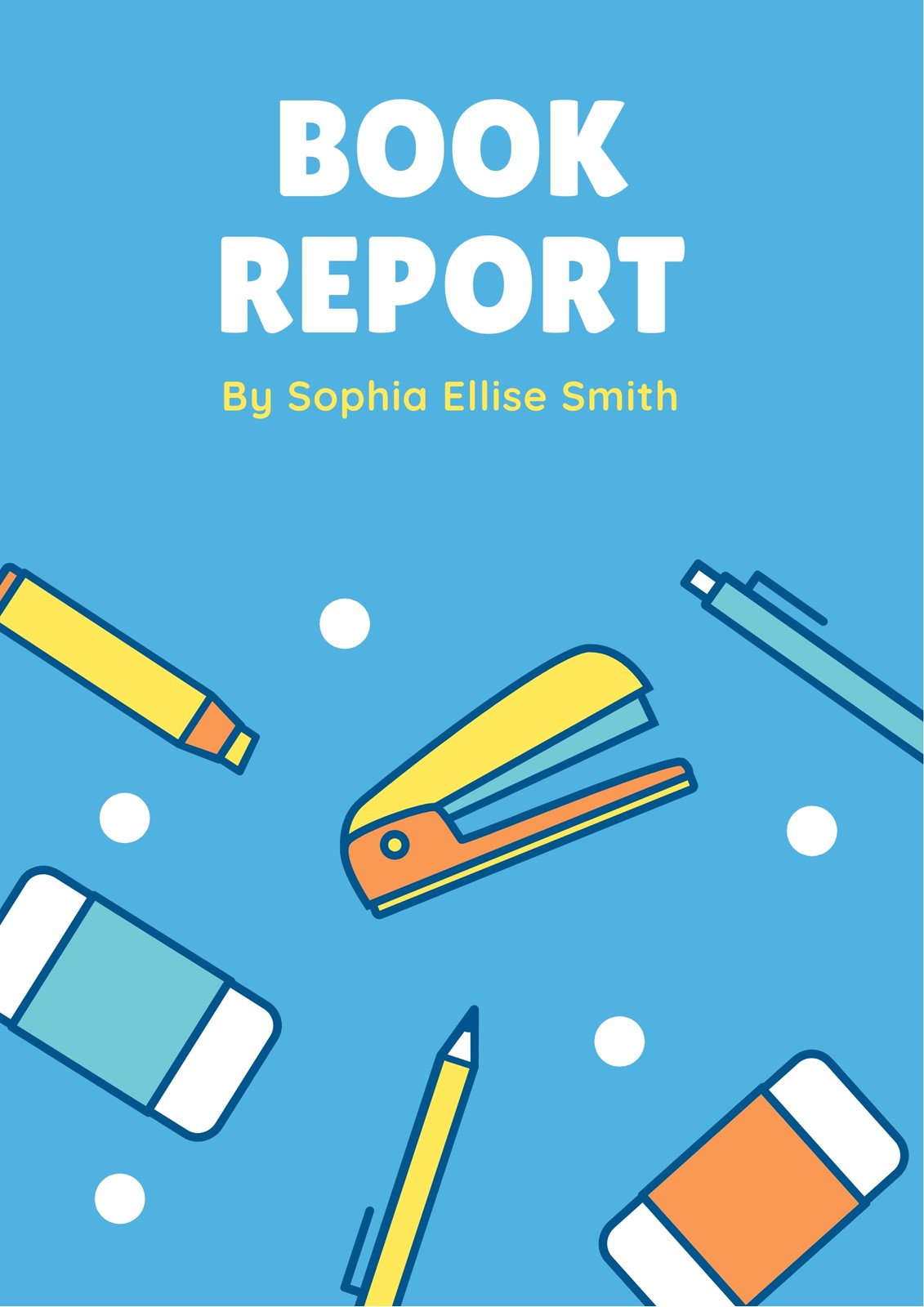 Free, printable, customizable report templates  Canva With Regard To Mobile Book Report Template