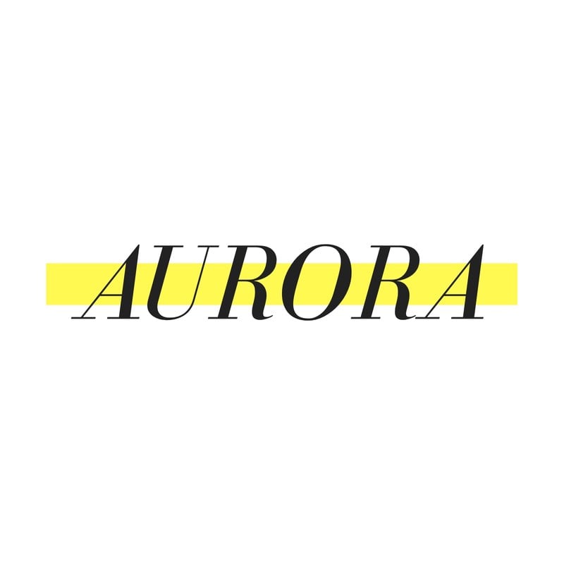 Black And Yellow Strikeout Dj Aurora Logo Templates By Canva