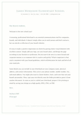 Free Letter Template from marketplace.canva.com