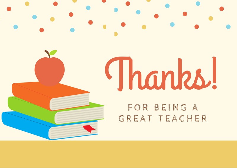 free teacher thank you cards templates to customize canva