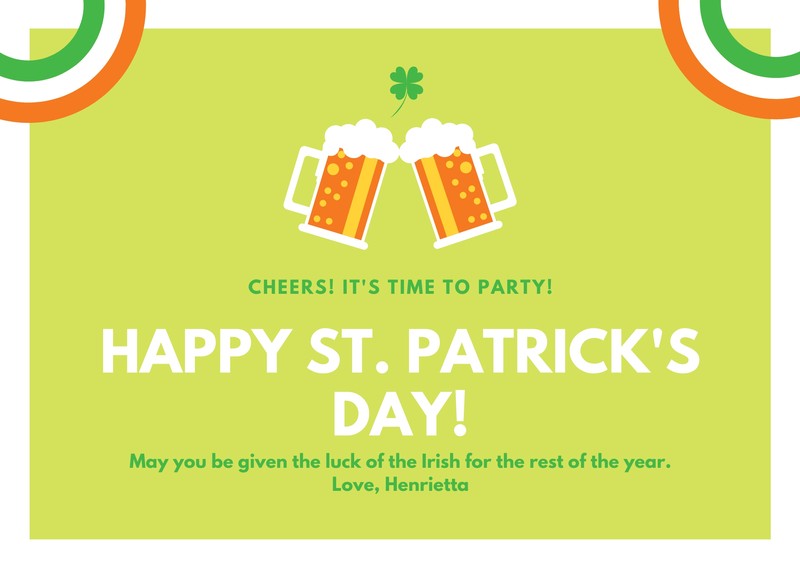 Free St Patrick's Day Cards Templates to customize | Canva