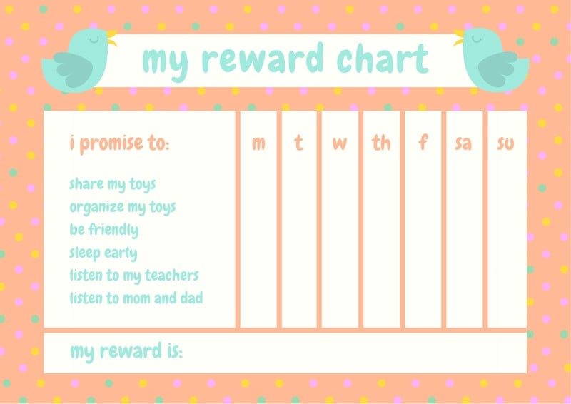 Toddler Reward Chart
