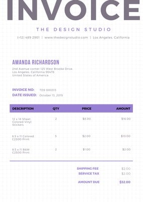 Template Invoice from marketplace.canva.com