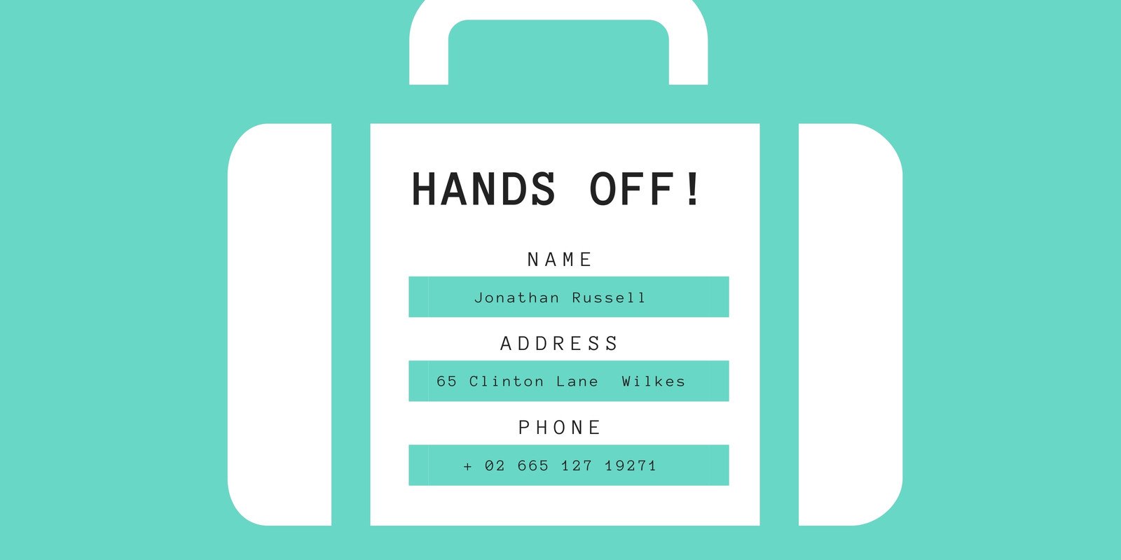 Customize 23+ Luggage Tags Templates Online - Canva Regarding Luggage Tag Template Word