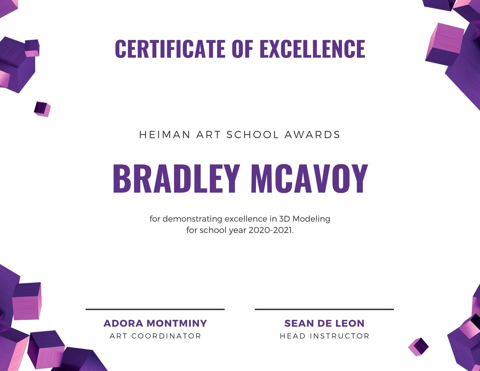 Free printable, customizable student certificate templates  Canva Pertaining To Student Of The Year Award Certificate Templates
