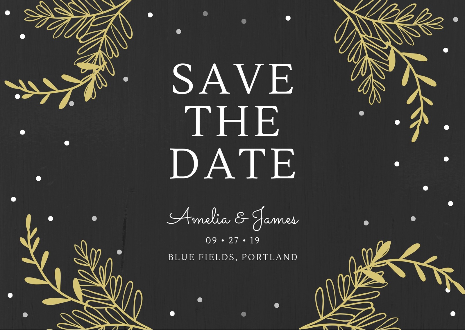 Free custom printable save the date postcard templates  Canva Intended For Save The Date Postcards Free Templates