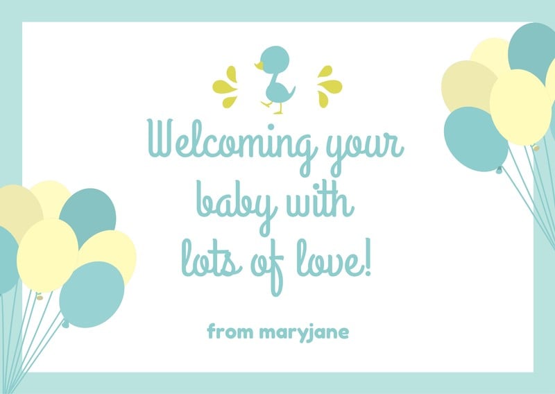Baby Shower Menu Template from marketplace.canva.com