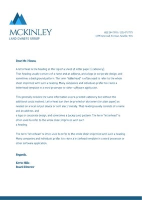 Official Letterhead Template from marketplace.canva.com
