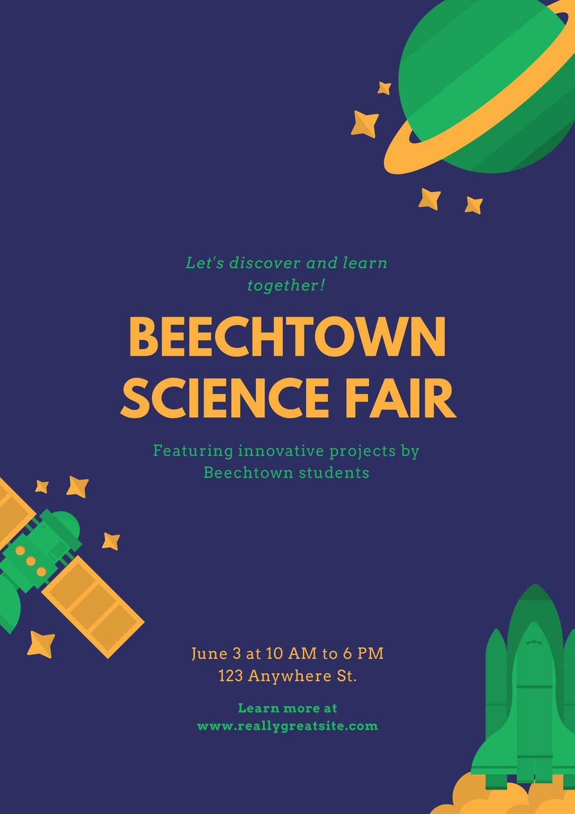 Customize 23+ Science Fair Posters Templates Online Canva