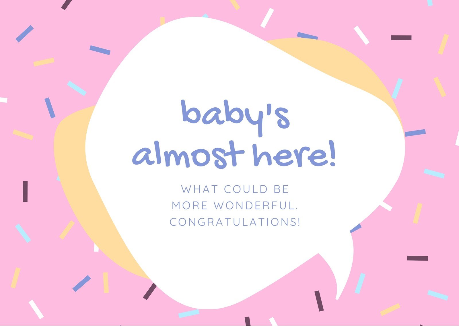 Free Printable Baby Shower Card Messages