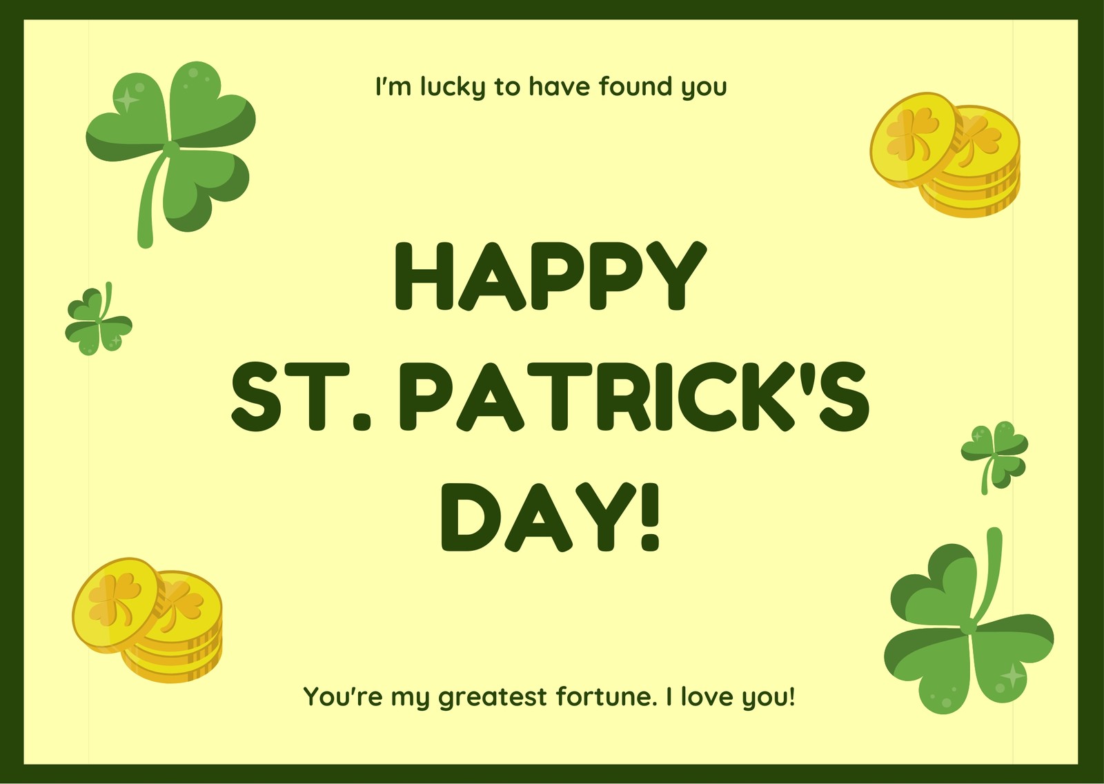 St Patrick's Day Lotto Tickets DIY Editable Template Personalize With Canva  Happy St Patrick's Day Lottery Scratch Ticket Holder 