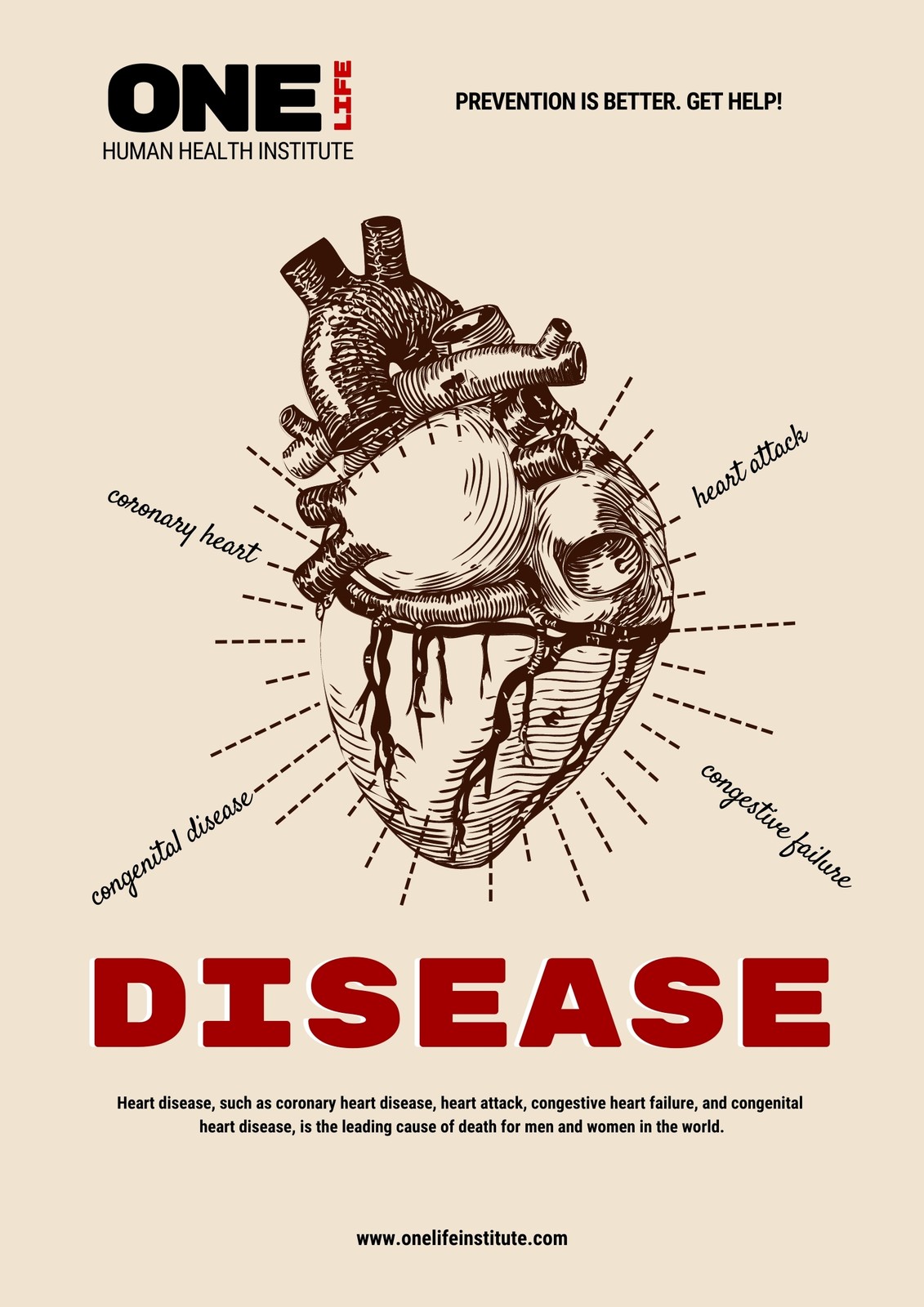 Heart Disease Campaign Poster